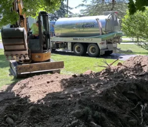 adept septic services truck