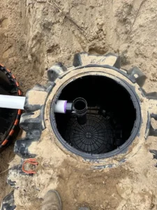 T pipe for septic